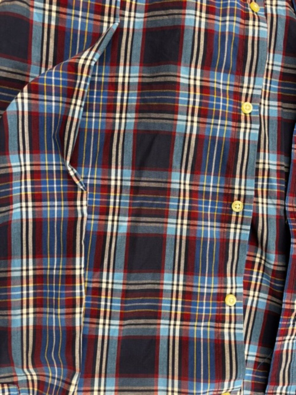 Chaps Men's "Easy Care" Plaid Button-Down Shirt XXL - Picture 6 of 8